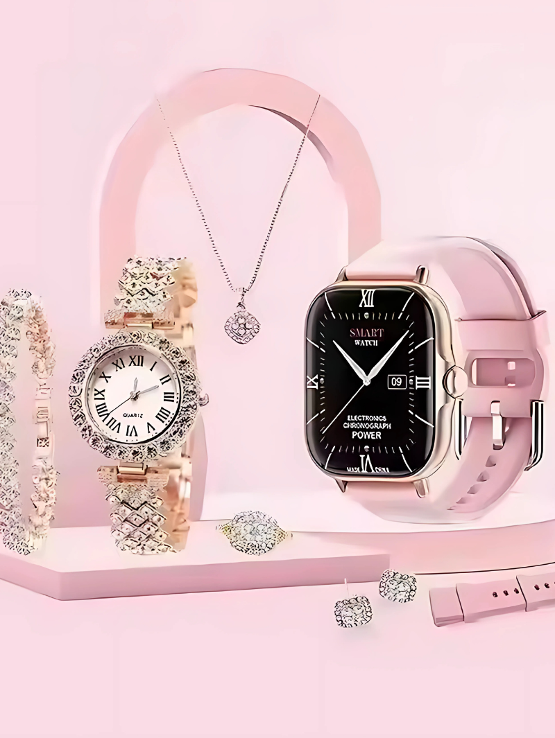 Ladies Smartwatch Set (7 in 1 set)
