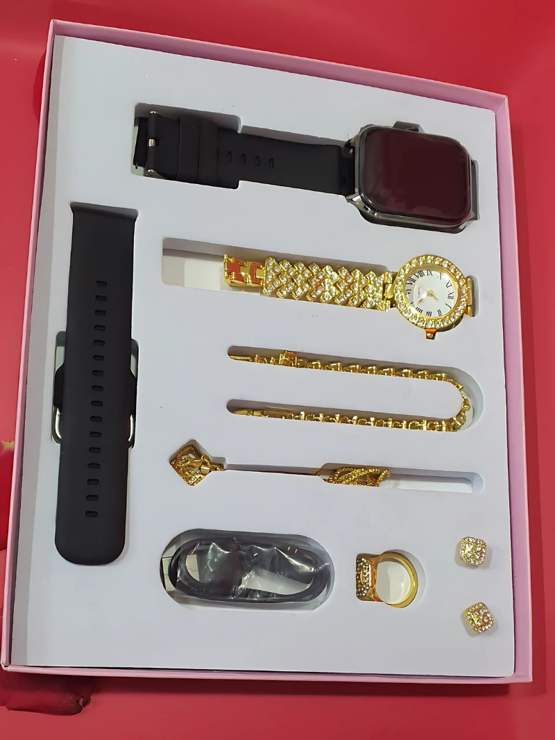 Ladies Smartwatch Set (7 in 1 set)